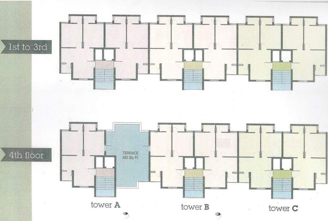 vikas hill view Tower A Cluster Plan