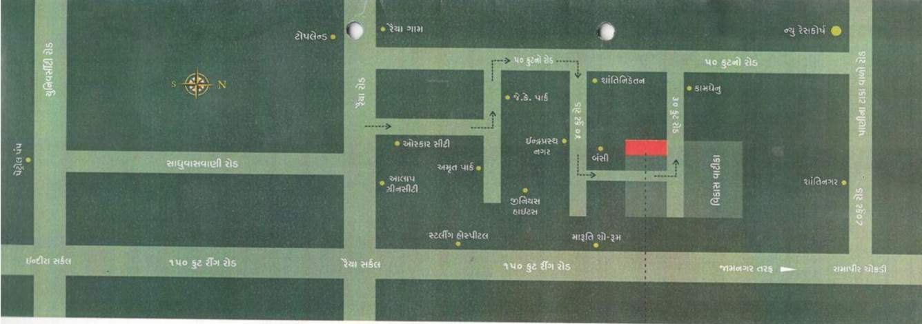 vikas hill view Location Plan