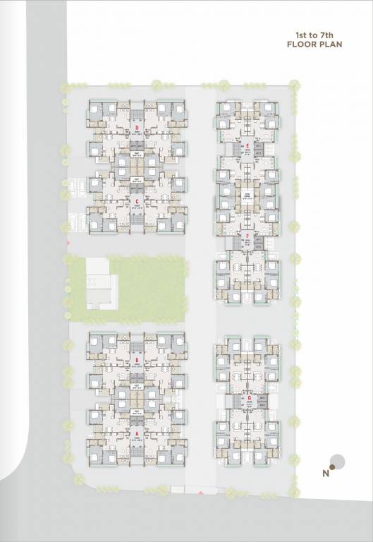  pushkar gold Block A Cluster Plan