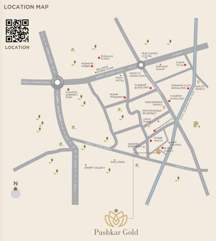  pushkar gold Location Plan