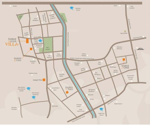  shree-four Location Plan