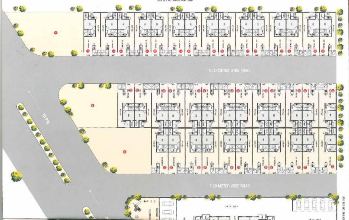  saavan bunglows Layout Plan