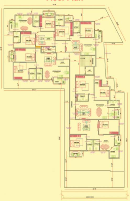  guru prasanna Tower 1 Cluster Plan