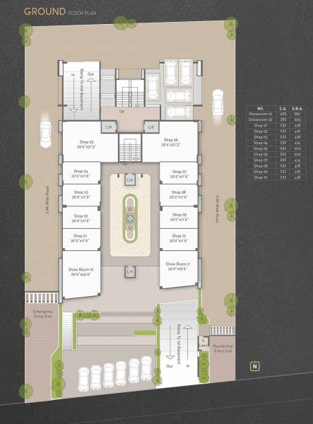 Tower A Cluster Plan for Ground Floor apricus Tower A Cluster Plan for Ground Floor
