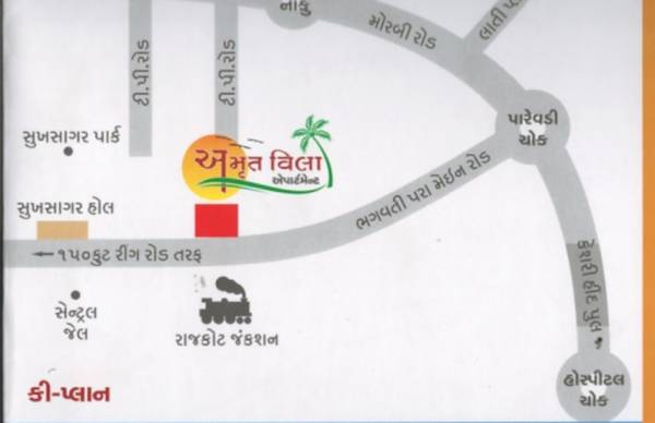  amrut-villa-apartment Location Plan