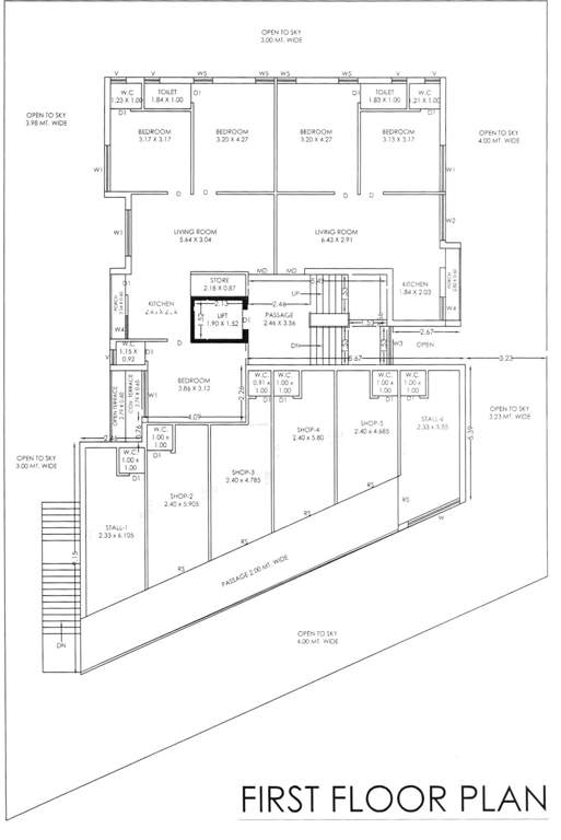  kalash 2 Kalash 2 Cluster Plan from 1st to 8th Floor
