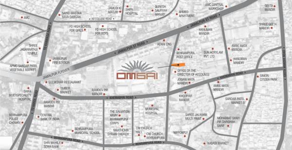  om-sai-apartments Location Plan
