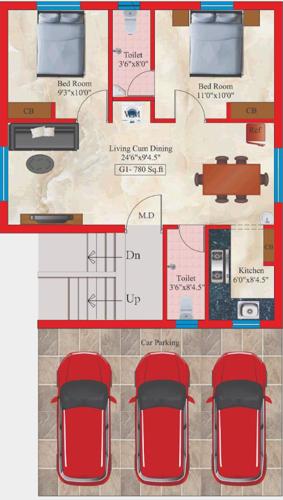  sai-vandhanam Sai Vandhanam Cluster Plan for ground Floor