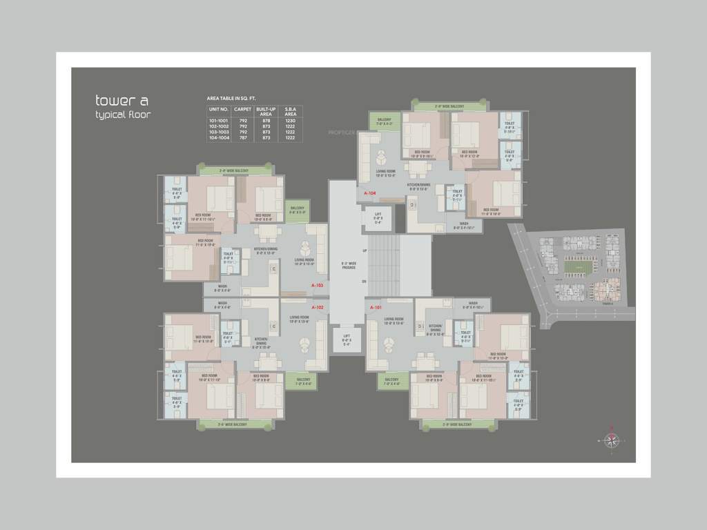  pancham aristo Block B Cluster Plan