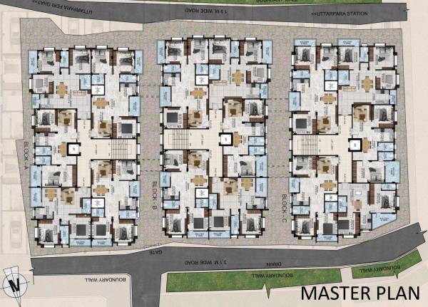  royal-saroj-residency Master Plan
