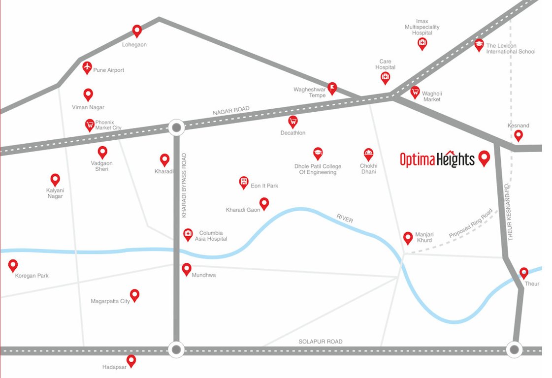  optima heights building f Location Plan