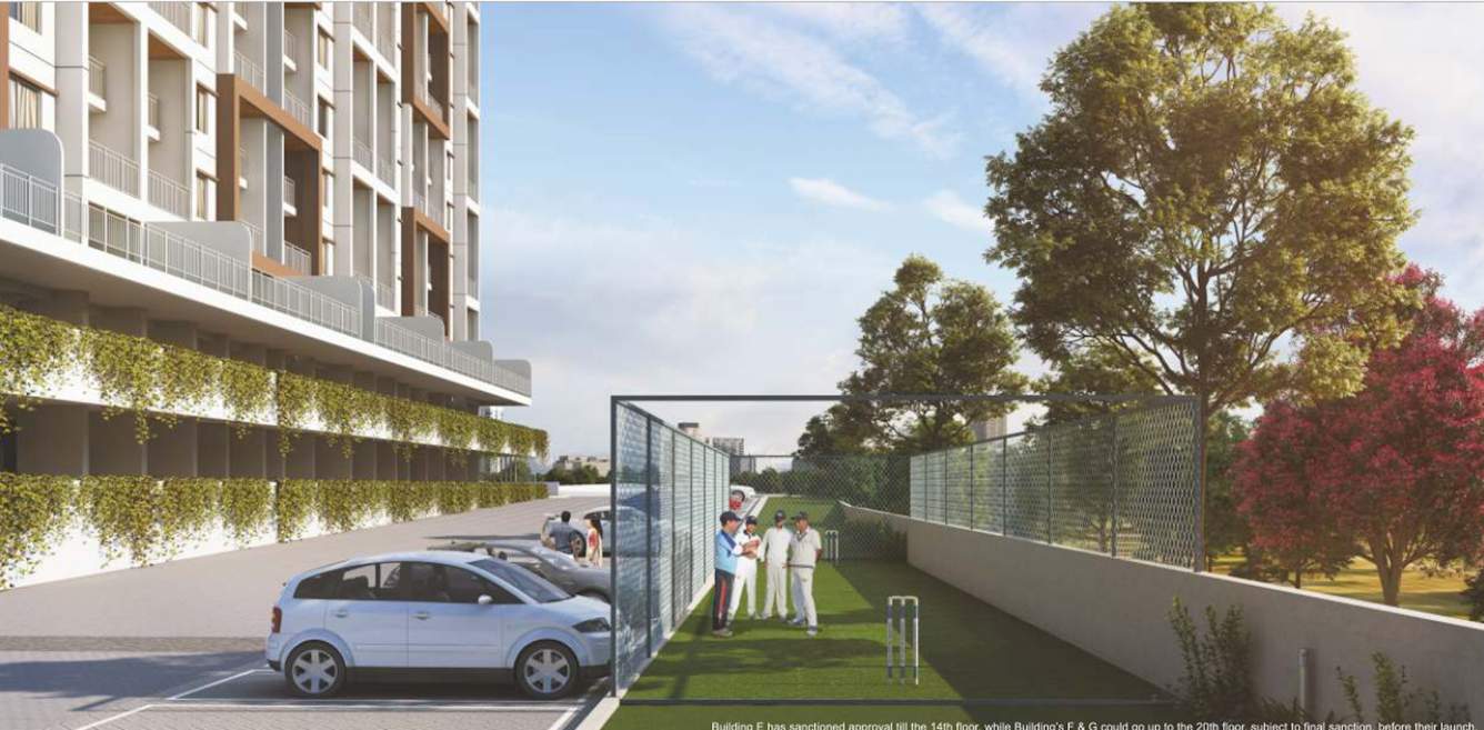  optima heights building f Cricket Pitch