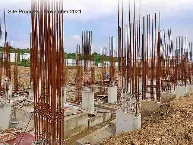  one krystal Block A Construction Status Nov 21