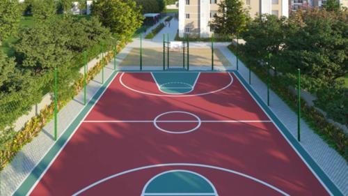 Badminton Court one-krystal Badminton Court