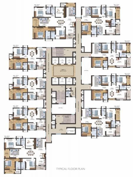  the-olympus Tower 1 Cluster Plan