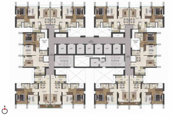  the-central-park B1 Cluster Plan