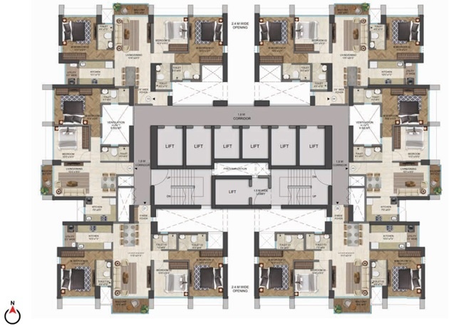  the central park C1 Cluster Plan