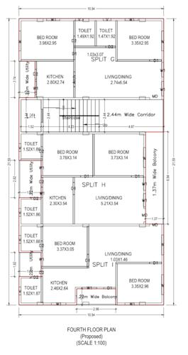  srinivasam-enclave Srinivasam Enclave Cluster Plan from  to 5th Floor