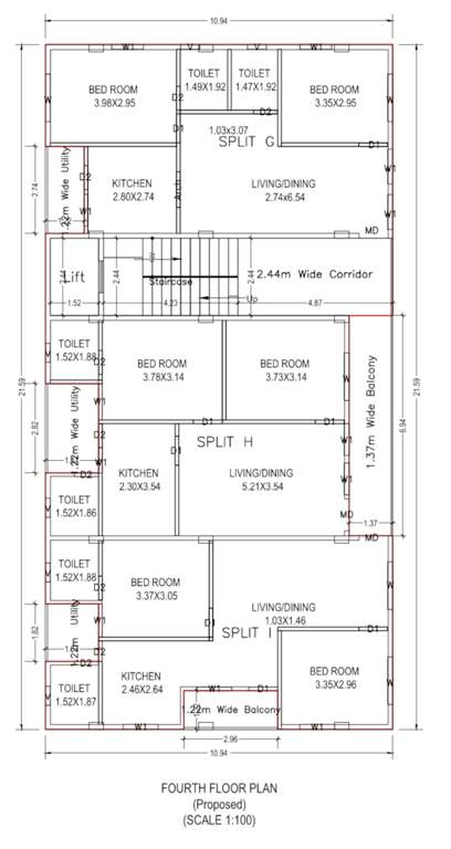  srinivasam enclave Srinivasam Enclave Cluster Plan from  to 5th Floor