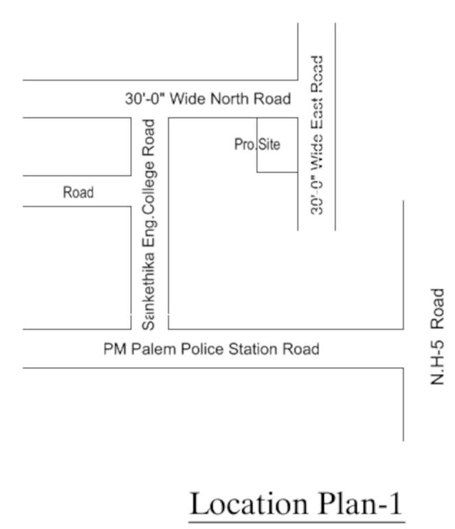  sai sree s murali madhuram Location Plan