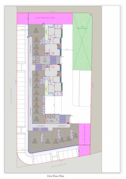  shlok-elysium Tower A And B Cluster Plan for 1st Floor