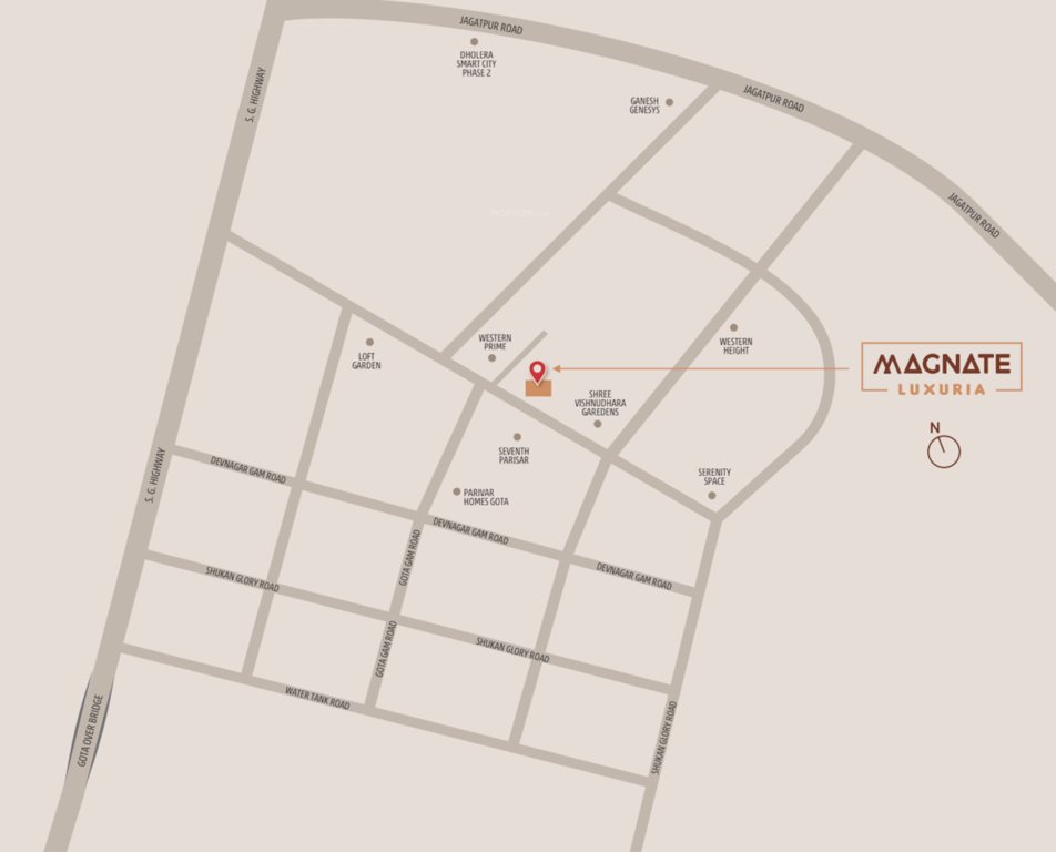  magnate luxuria Location Plan