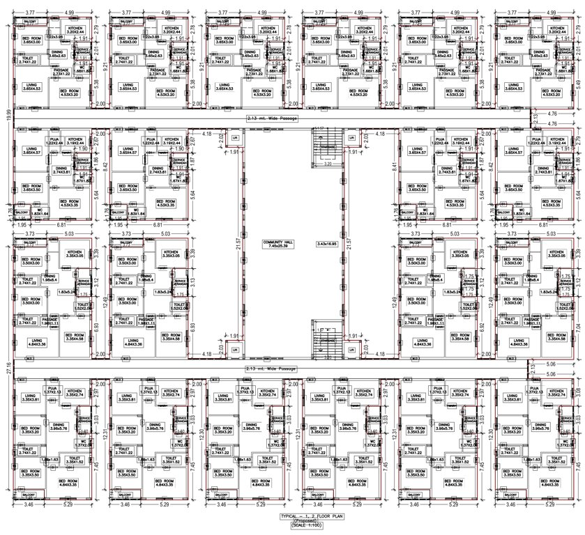  capital edge Cluster Plan for Second Floor