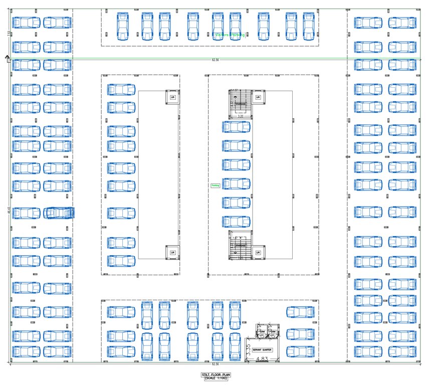  capital edge Cluster Plan for Stilt Floor