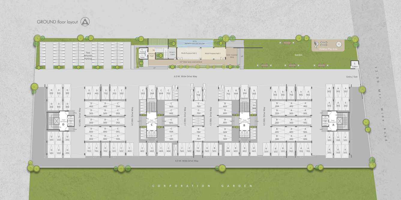  kamaxi heights Tower A Cluster Plan