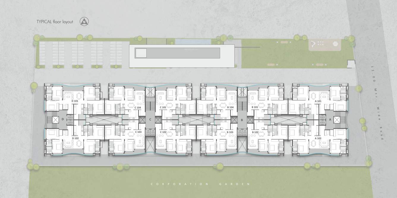  kamaxi heights Tower A Cluster Plan