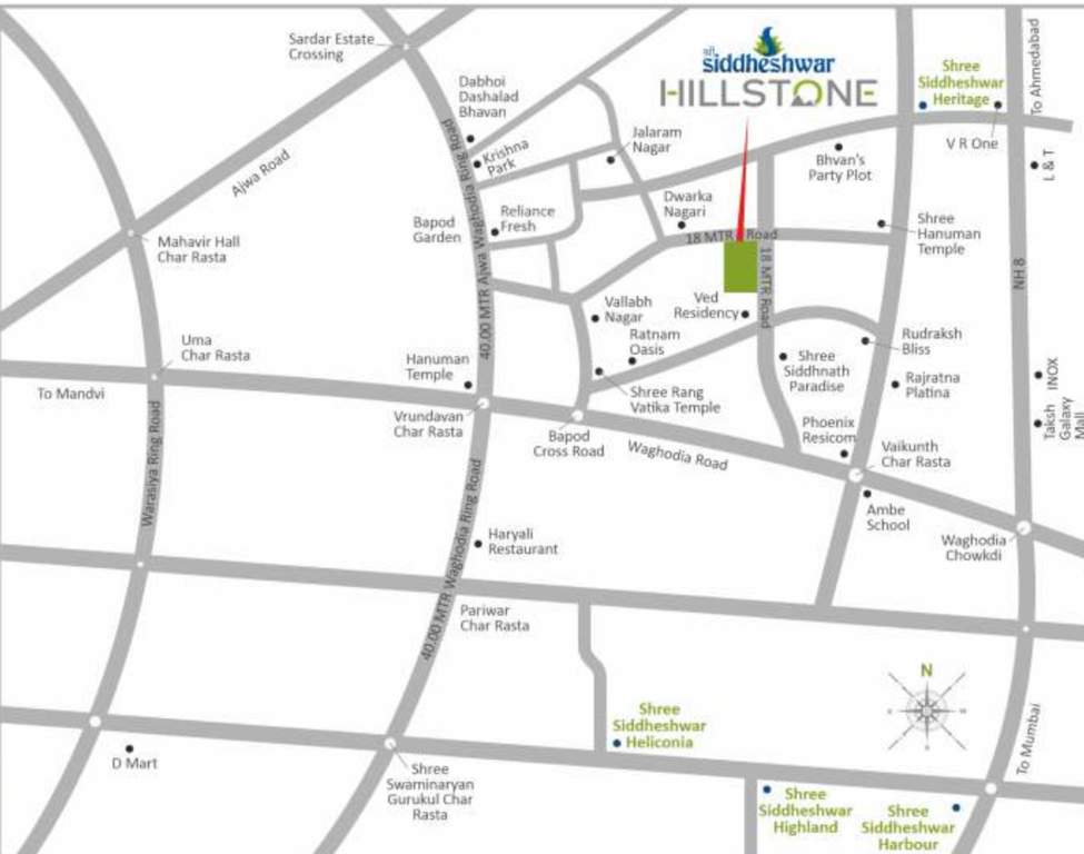  shree siddheshwar hillstone Location Plan