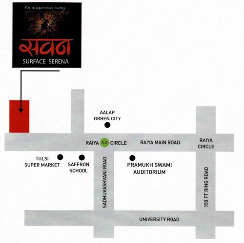 Location Plan savan-surface-serena Location Plan