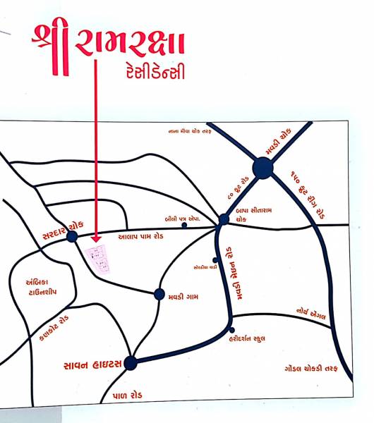 shree-ramraksha-residency-a Location Plan