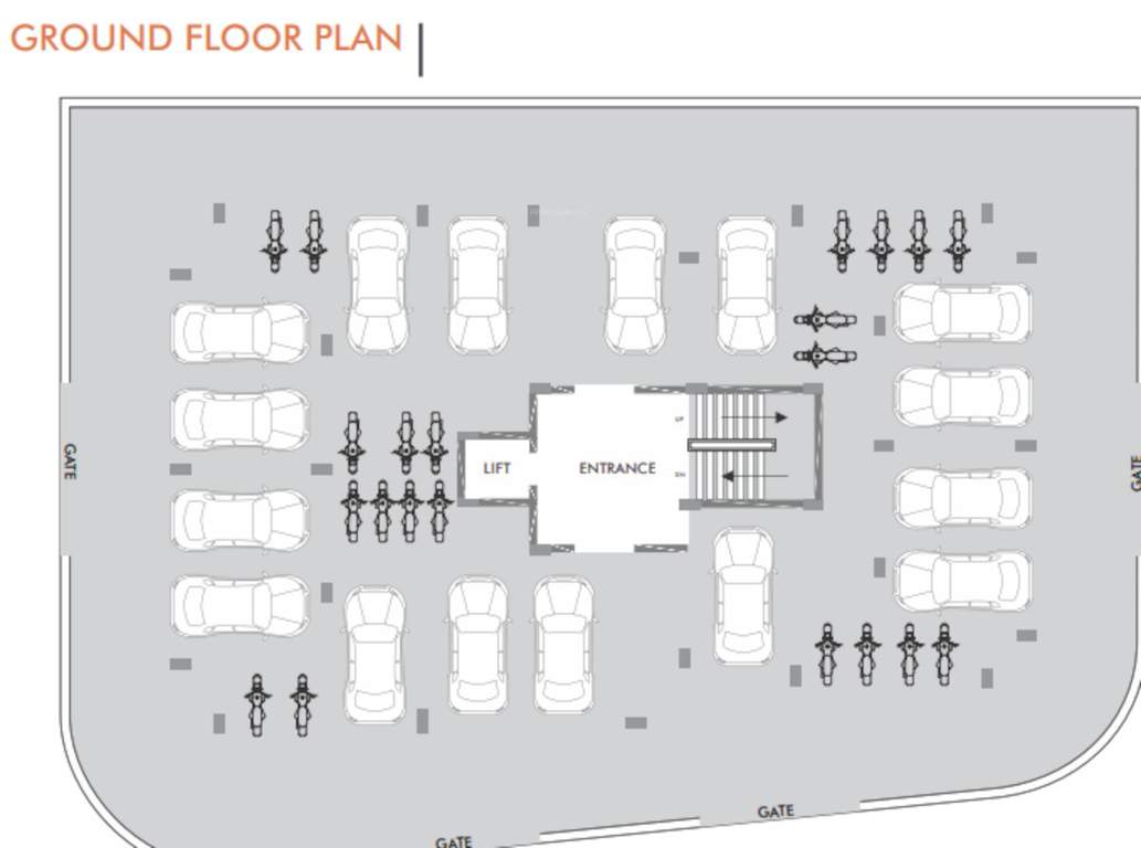 pride Vyanktesh Pride Cluster Plan for ground Floor