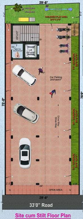  malligai flats Malligai Flats Cluster Plan For Ground Floor