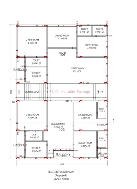  y n r arcade Y N R Arcade Cluster Plan from 2nd to 5th Floor