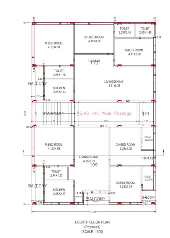  y n r arcade Y N R Arcade Cluster Plan from 4th to 5th Floor