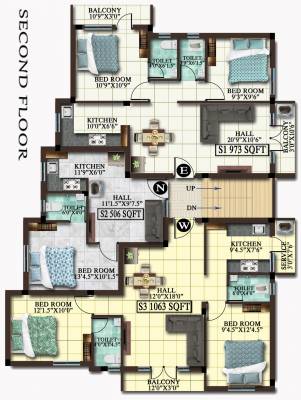  avni Avni Cluster Plan for 2nd Floor