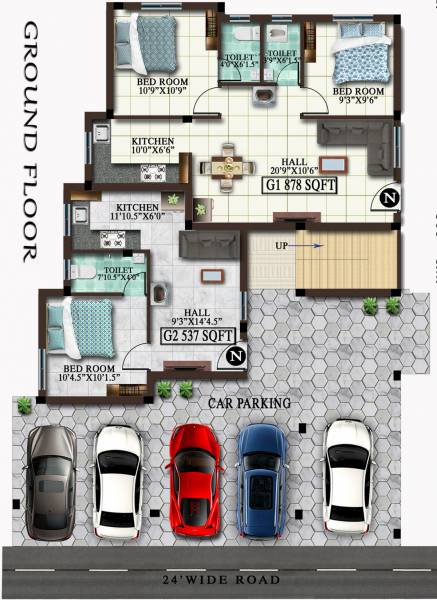  avni Avni Cluster Plan for ground Floor