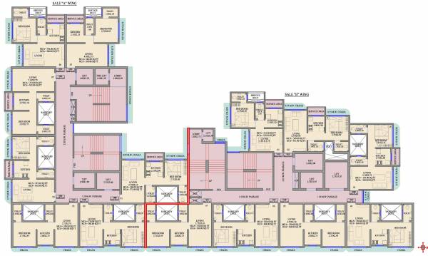 classic Classic Cluster Plan for Typical Floor