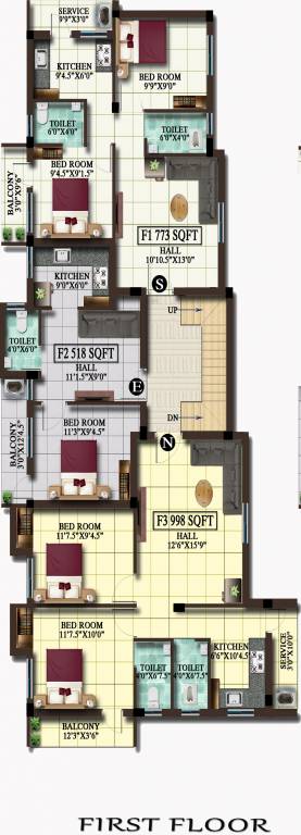  hirwa Hirwa Cluster Plan for 1st Floor