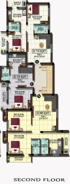  hirwa Hirwa Cluster Plan for 2nd Floor