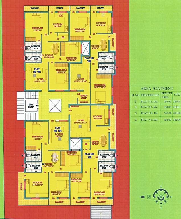  pearl enclave Pearl Enclave Cluster Plan from 1st to 4th Floor