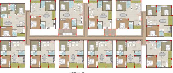  anees-enclave Cluster Plan for Ground Floor