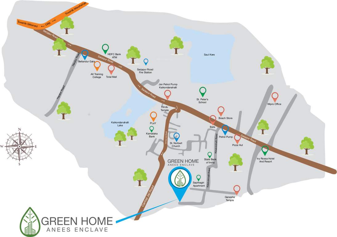  anees enclave Location Plan