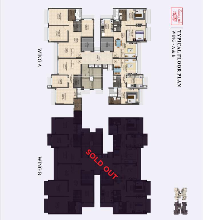  samarth srishti phase 2 wing a Samarth Srishti A Wing Cluster Plan