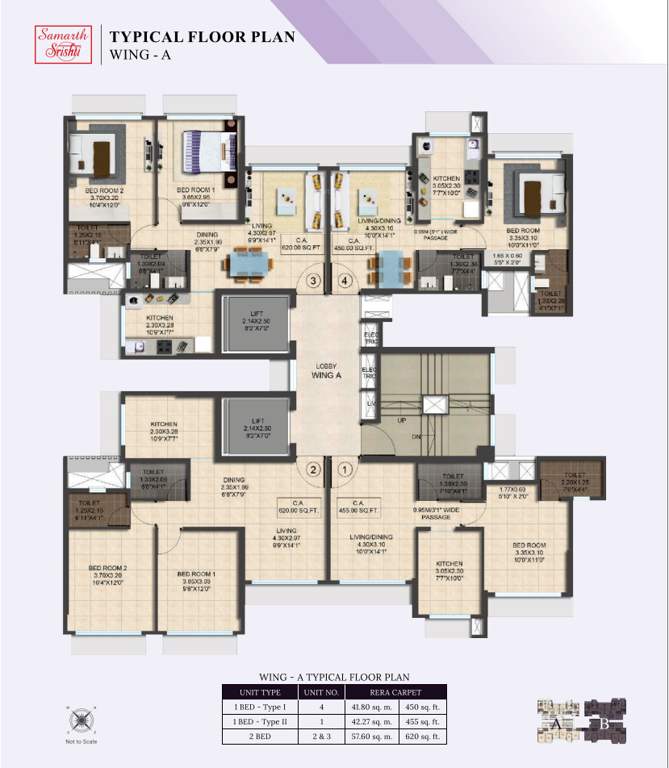  samarth srishti phase 2 wing a Samarth Srishti A Wing Cluster Plan