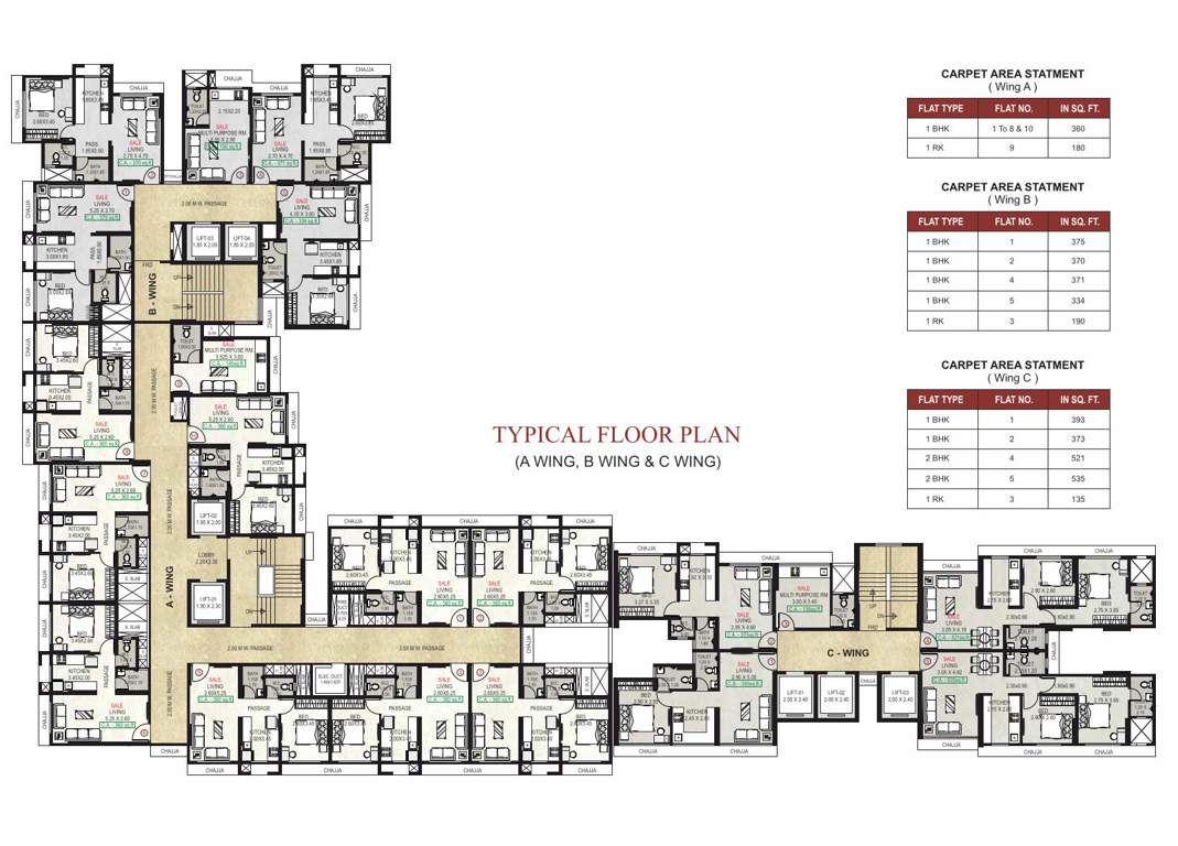  vrindavan sra chs ltd A Wing Shree Vrindavan SRA CHS Ltd Cluster Plan