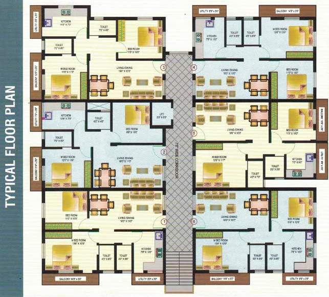  sharan residency Layout Plan