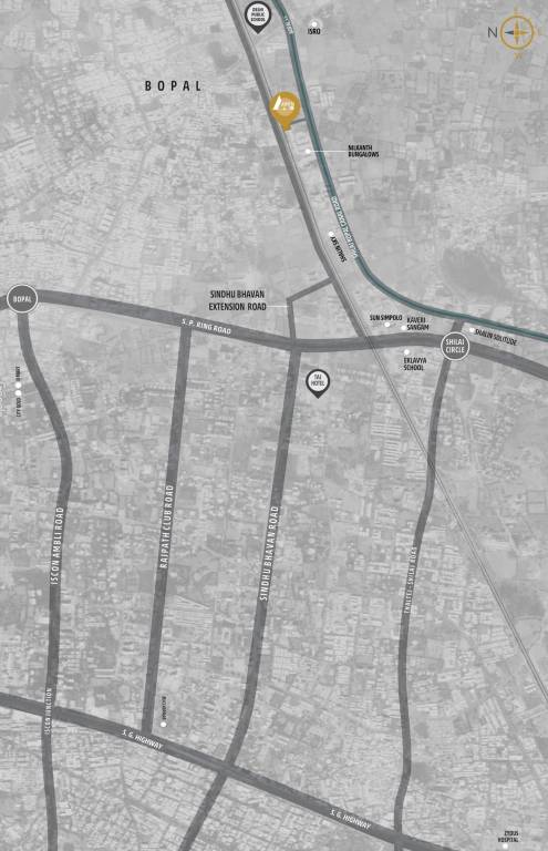  aaditya one Location Plan